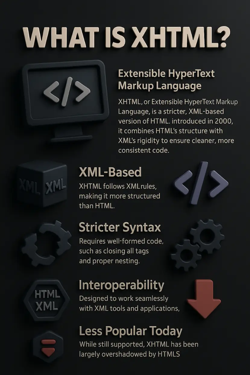 What is XHTML? - HTML Illustration