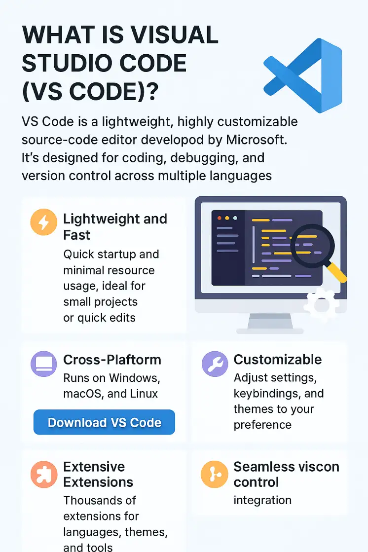 What is Visual Studio Code (VS Code)? - VS Code Illustration
