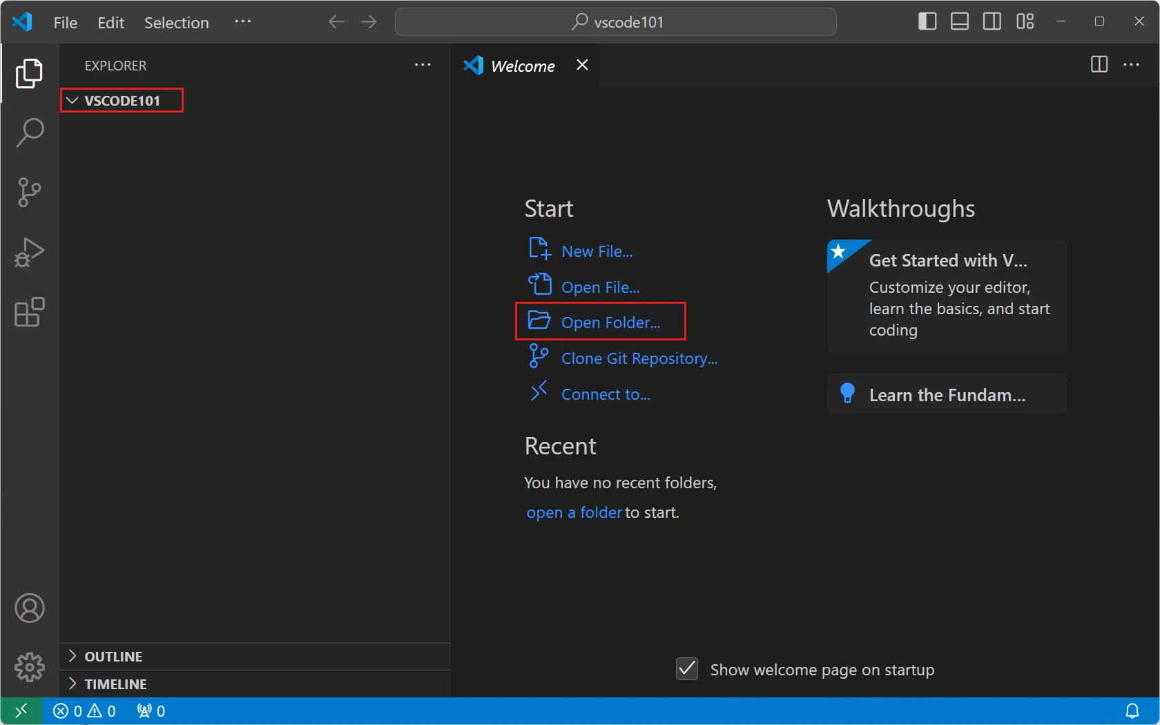 Bullet point 5 in Get Started with Visual Studio Code - VS Code